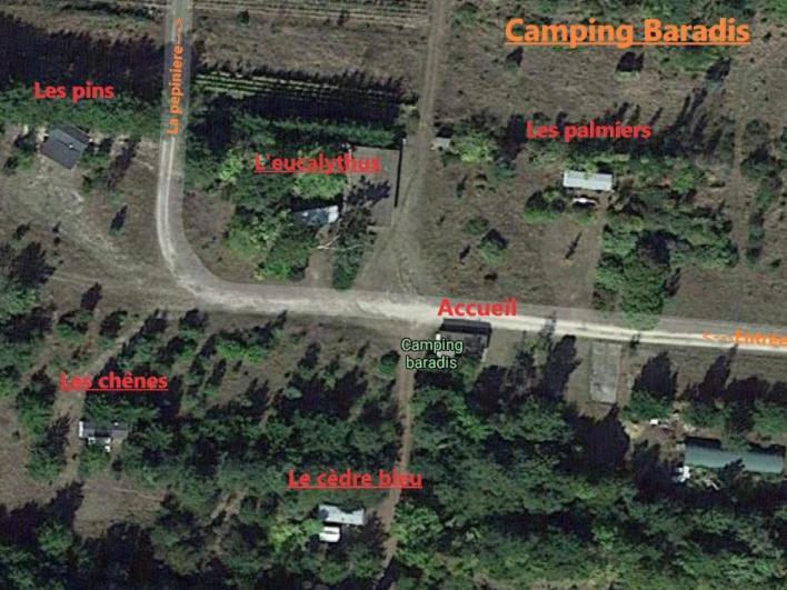 Camping baradis Commensacq Bagian luar foto